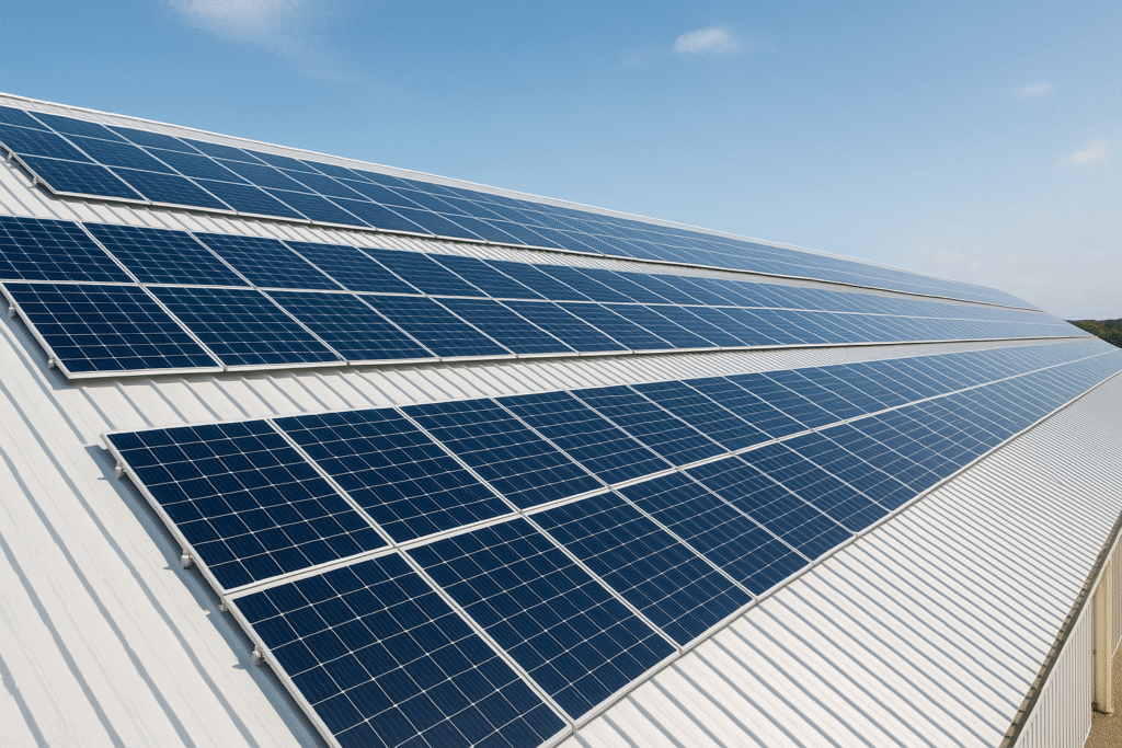 Solar Panels on roof