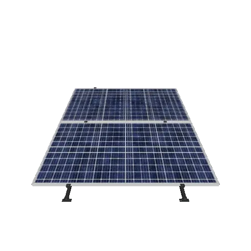 BHS Aluminium Smith L2 Solar Structure with clamps For two Solar Panel