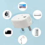 Smart WiFi Power Plug 16A for Heavy Load Air Conditioner, Wifi Controller and Monitor