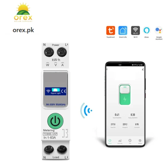 TOB9S-VAP 8in1 63A WIFI Smart Switch with monitoring and Protection, wifi breaker full function