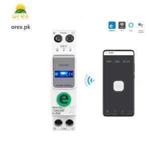 TOB9e-63M Kwh Monitoring Circuit Breaker 63A WIFI Smart Switch with monitoring and Protection, TOMZN wifi breaker full function