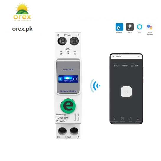 TOB9e-63M Kwh Monitoring Circuit Breaker 63A WIFI Smart Switch with monitoring and Protection, TOMZN wifi breaker full function