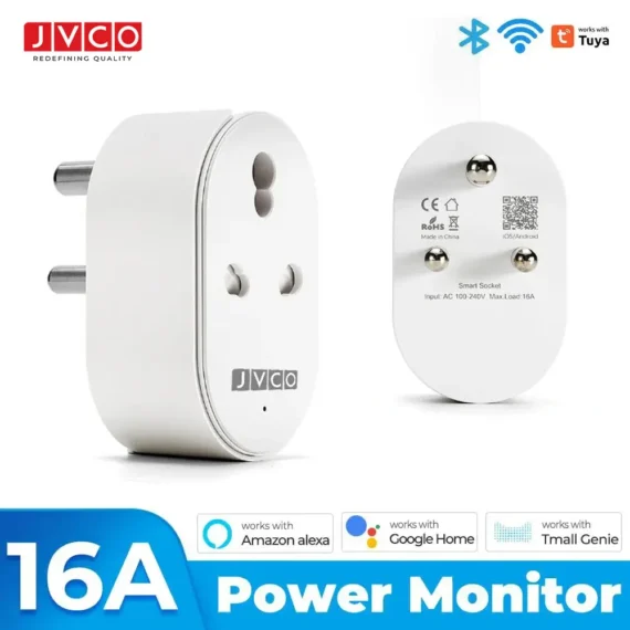 Smart WiFi Power Plug 16A for Heavy Load Air Conditioner, Wifi Controller and Monitor