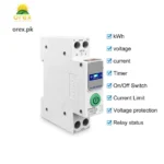 TOB9S-VAP 8in1 63A WIFI Smart Switch with monitoring and Protection, wifi breaker full function