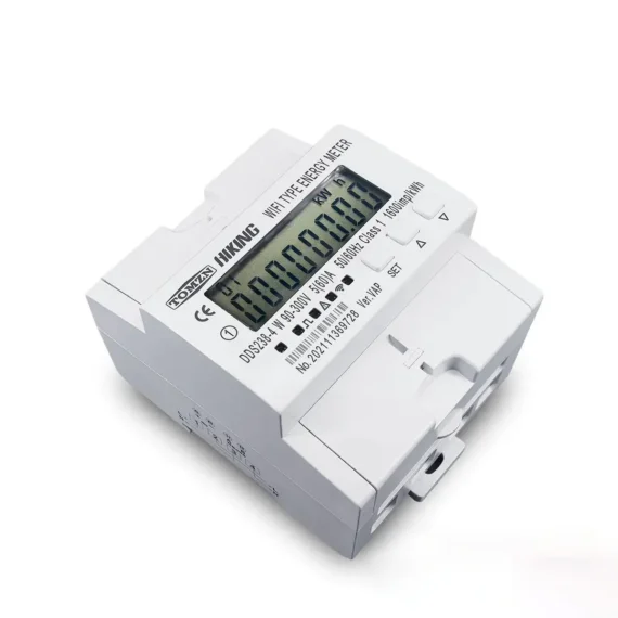 DDS238-4 60A WIFI Smart Energy Meter Kwh Monitoring Circuit breaker Timer with voltage current protection Single Phase