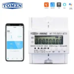 DDS238-4 60A WIFI Smart Energy Meter Kwh Monitoring Circuit breaker Timer with voltage current protection Single Phase