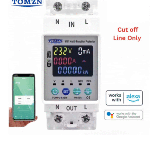 Tuya WiFi Automatic Reclosuring Protector Intelligent Circuit Breaker Single Phase Reclosing Switch Voltage Protective Device