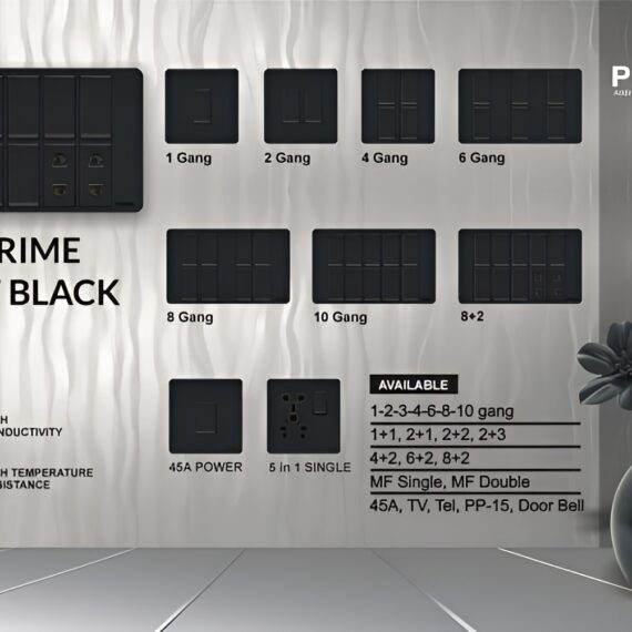 Orex Premium Black Glass Smart Modular Control System