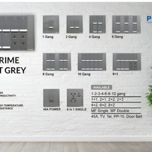 Orex Art Grey Mechanical Modular Electrical Series