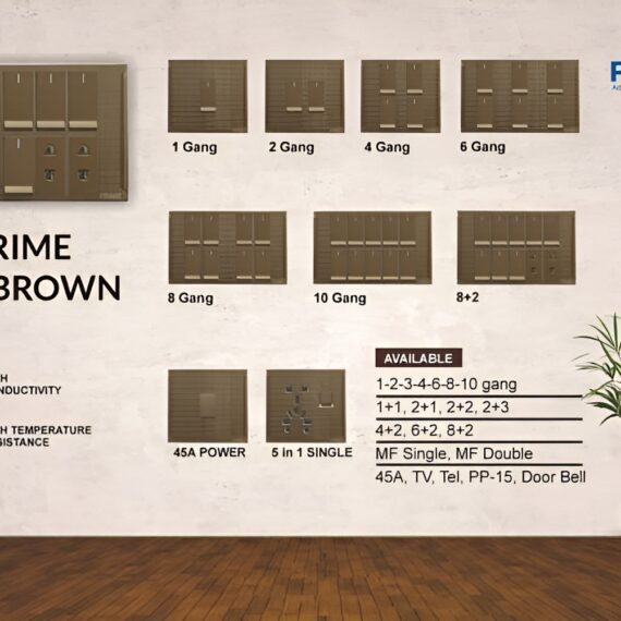 Orex Art Brown Mechanical Modular Electrical Series