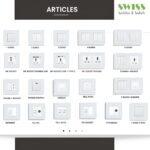 SWISS White Modular Electrical Series