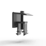 Aluminum Edge Clamp with Base and Bolt for Solar Panel Mounting Systems